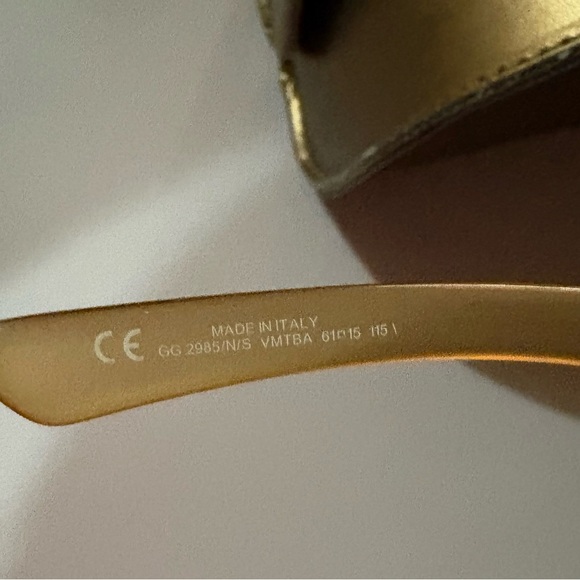 Gucci Gold Sunglasses main image 15
